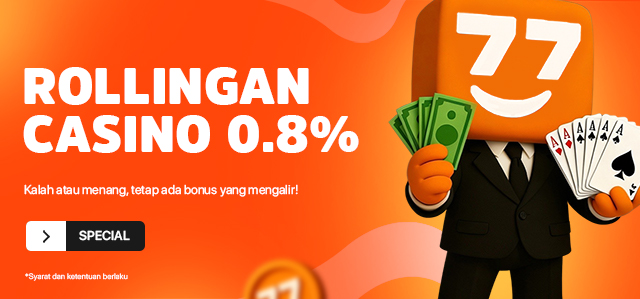BONUS ROLLINGAN CASINO 0.8%
