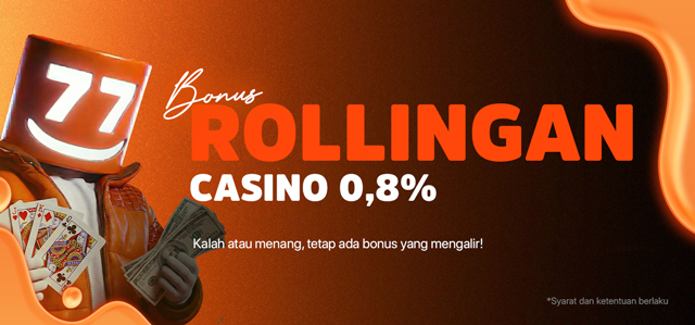 BONUS ROLLINGAN CASINO 0.8%