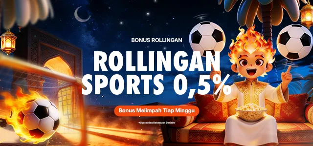 BONUS ROLLINGAN SPORTSBOOK 0.5%