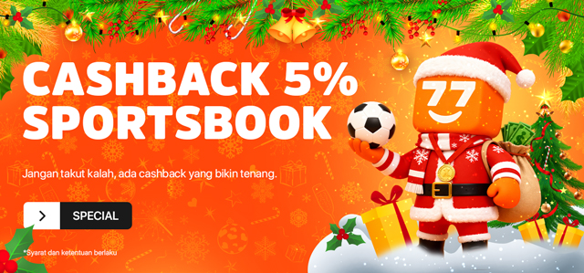 BONUS CASHBACK SPORTSBOOK 5%