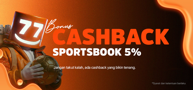 BONUS CASHBACK SPORTSBOOK 5%