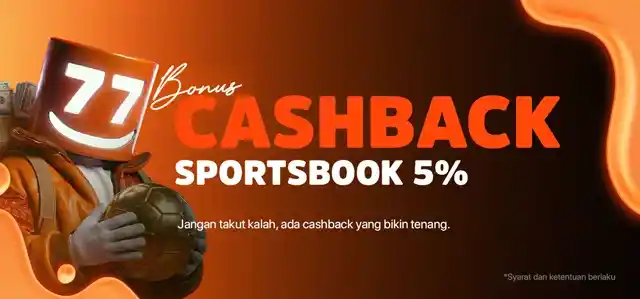 BONUS CASHBACK SPORTSBOOK 5%