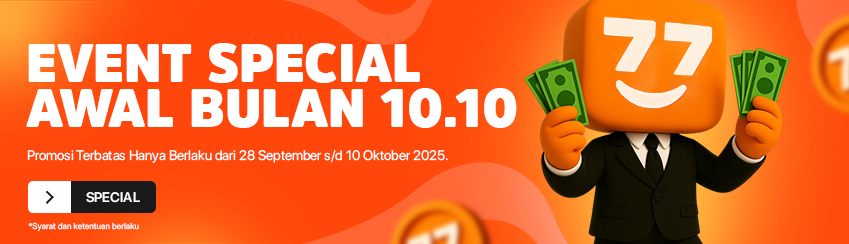BONUS VIP AWAL AKHIR BULAN 10.10