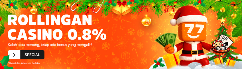 BONUS ROLLINGAN CASINO 0.8%
