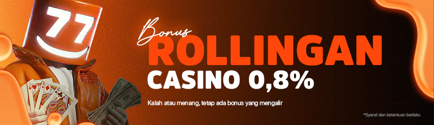 BONUS ROLLINGAN CASINO 0.8%