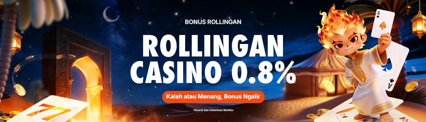 BONUS ROLLINGAN CASINO 0.8%