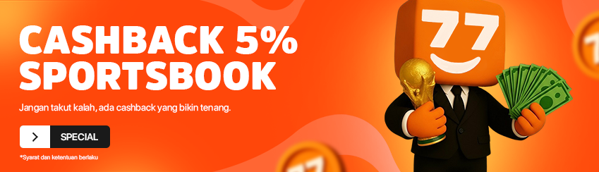 BONUS CASHBACK SPORTSBOOK 5%