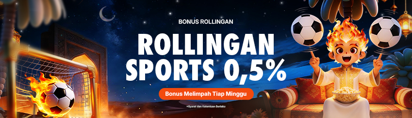 BONUS ROLLINGAN SPORTSBOOK 0.5%